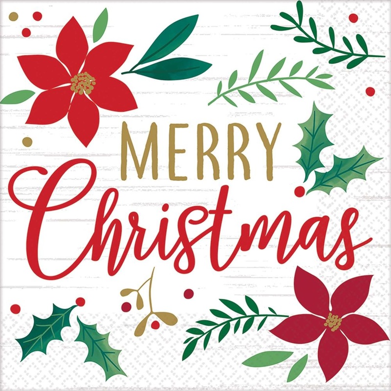 Christmas Wishes Luncheon Napkins (16 ct)