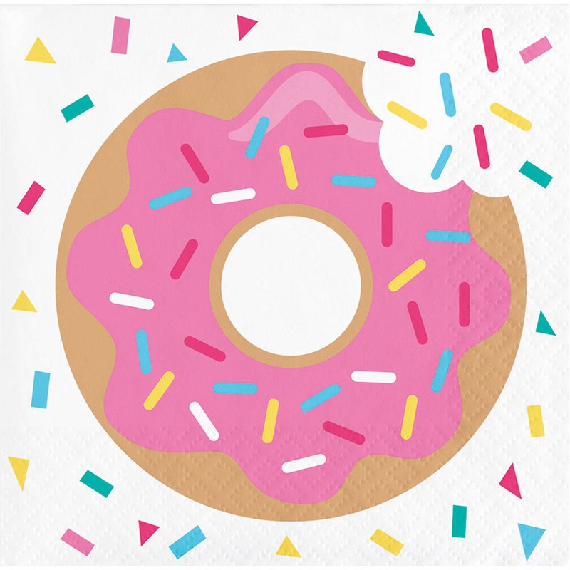 Donut Time Beverage Napkins (16ct)