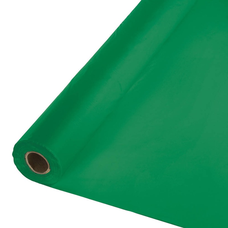 Emerald Green 100' Table Cover Roll