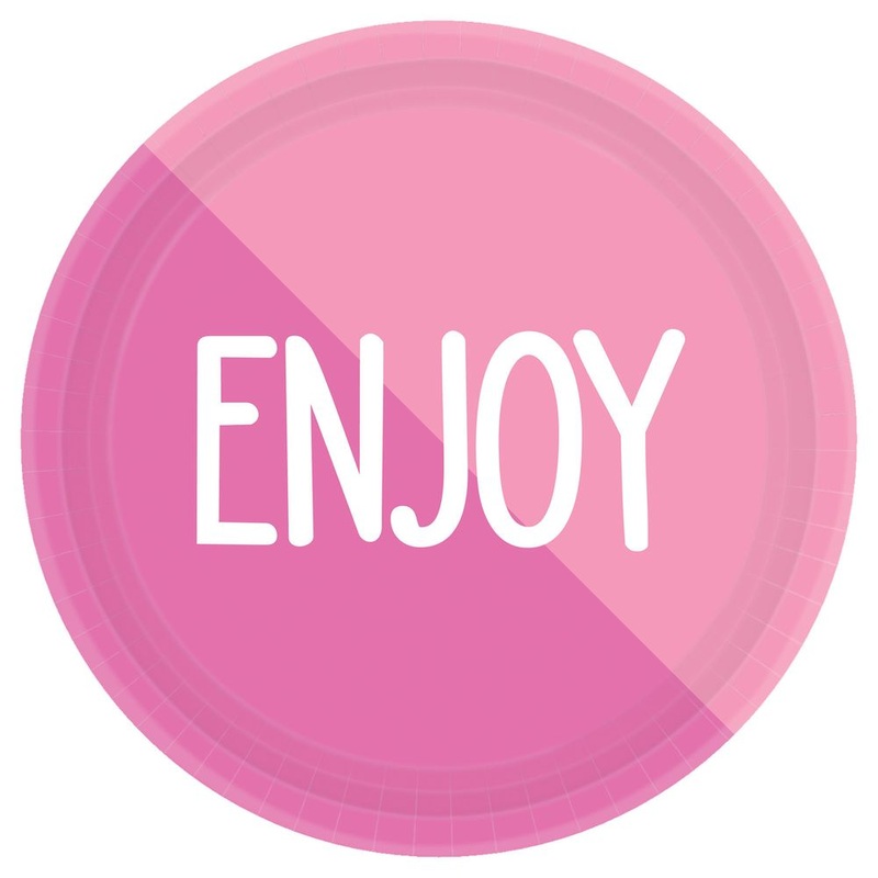 Enjoy Two Tone Dinner Plates (8 ct)