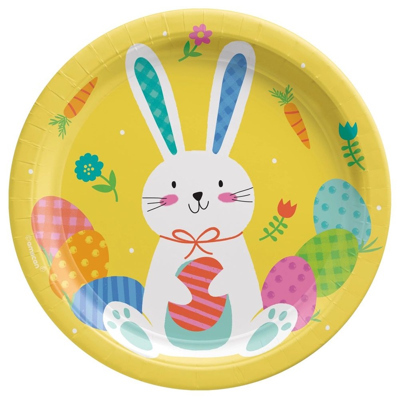 Funny Bunny Dessert Plates (8ct)