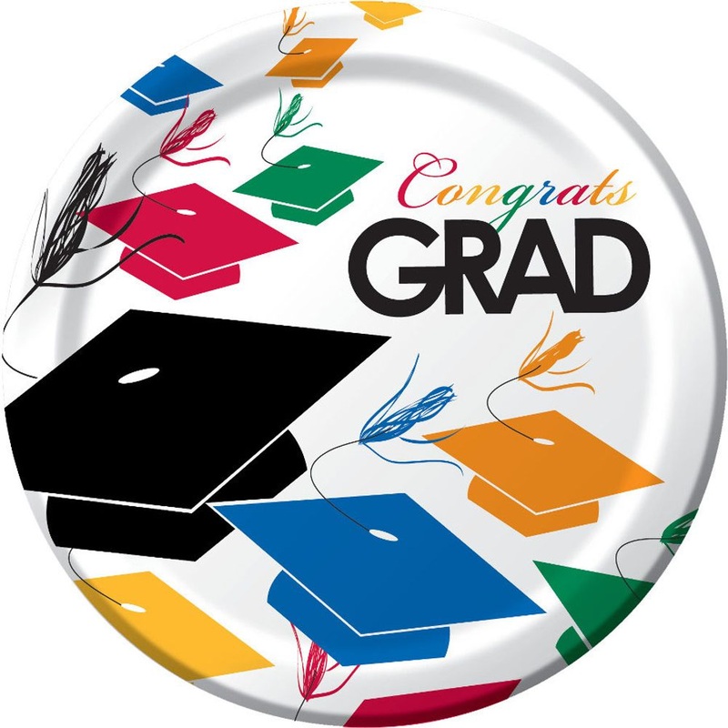 Graduation Toss Dinner Plates (8ct)
