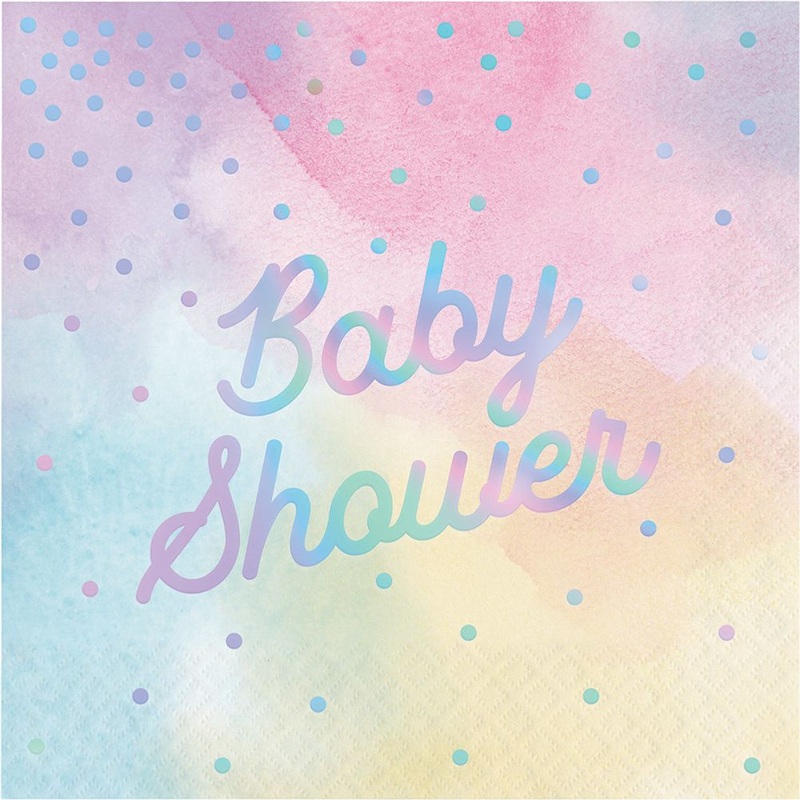 Iridescent Party Luncheon Napkins (16 ct)
