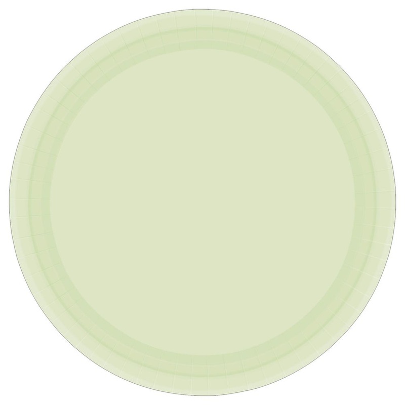 Leaf Green 7" Paper Plate 20 ct