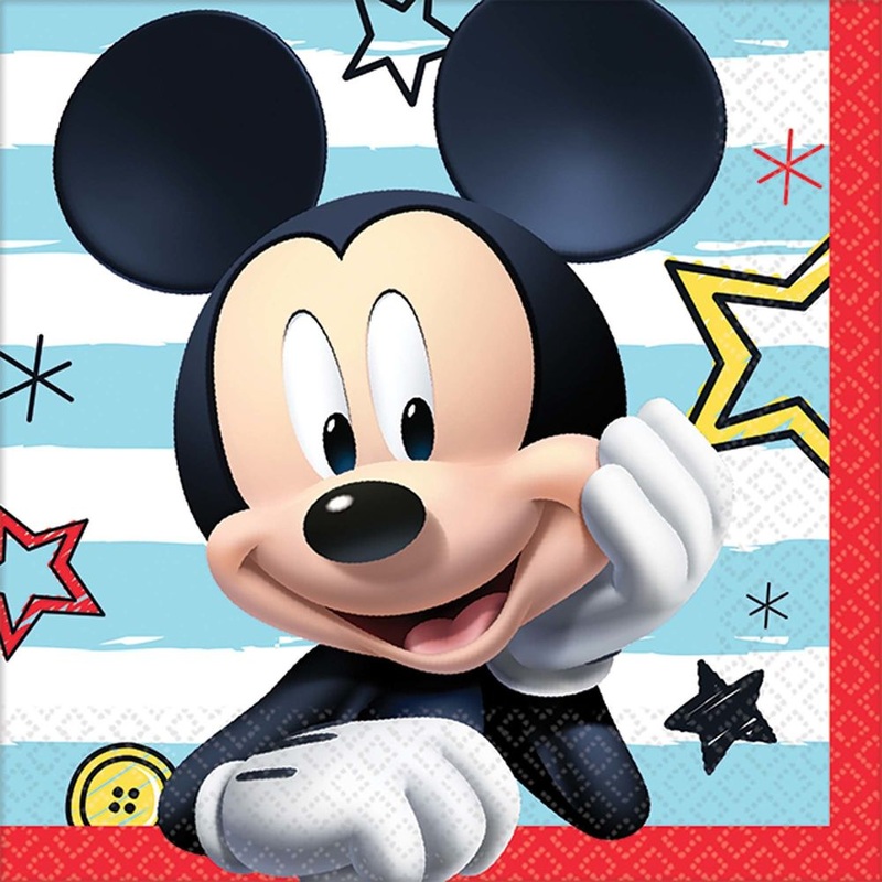 Mickey On The Go Beverage Napkins (16 ct)
