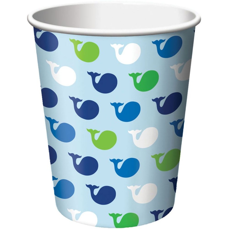 Ocean Preppy Boy 9oz Cups (8ct)
