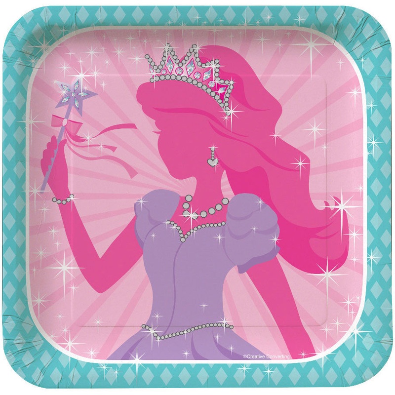 Princess Party Dessert Plates (8ct)