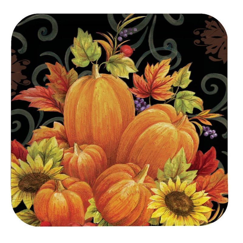 Pumpkin Tapestry Dessert Plates (8ct)