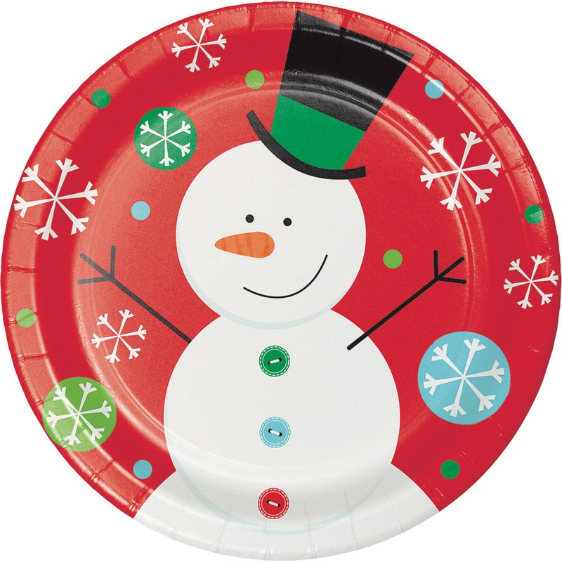 Snowflake Fun Dinner Plates (8ct)