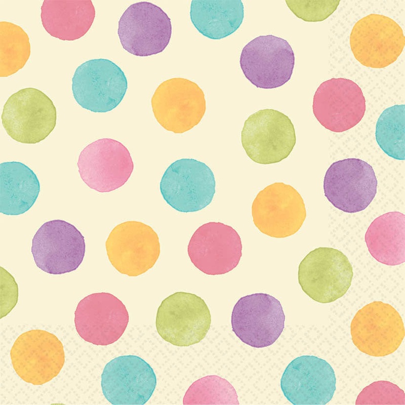Soft Watercolors Luncheon Napkins (16ct)
