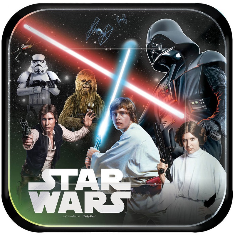 Star Wars Classic Dinner Plates (8 ct)