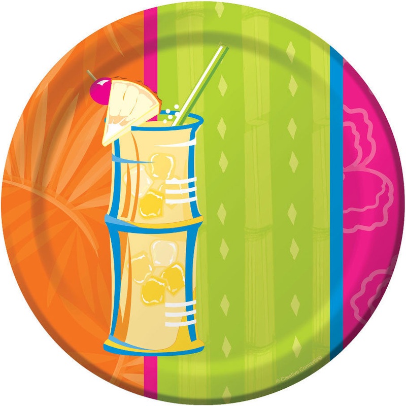 Summer Sippin' Dessert Plates (8ct)