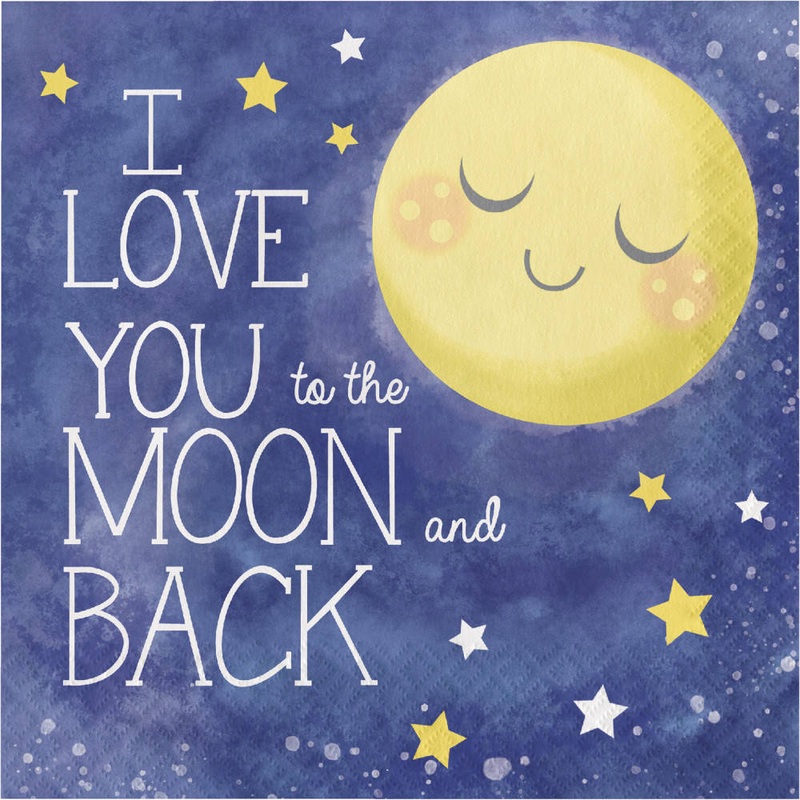 To the Moon and Back Luncheon Napkins (16ct)