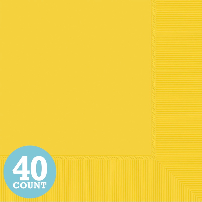 Yellow Sunshine 2-Ply Luncheon Napkin (40ct)