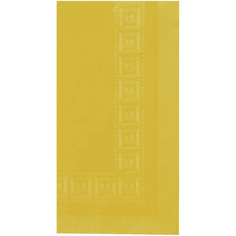 Yellow Sunshine 3 Ply Paper Rectangle Tablecover