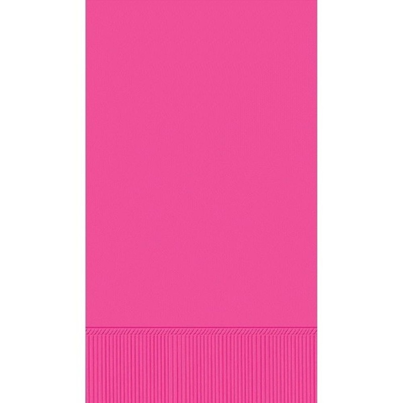 Bright Pink Guest Towel Napkins (16ct)