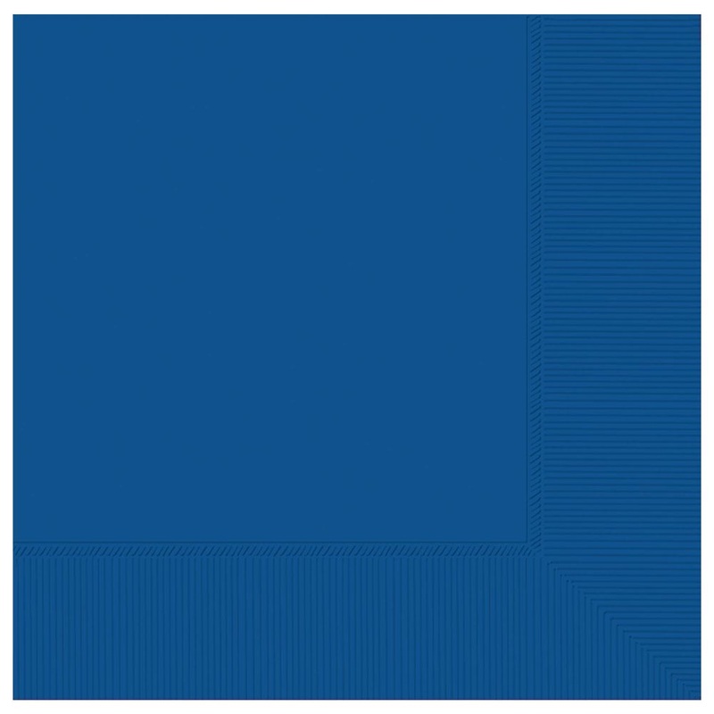 Bright Royal Blue 3 Ply Luncheon Napkin 50 ct