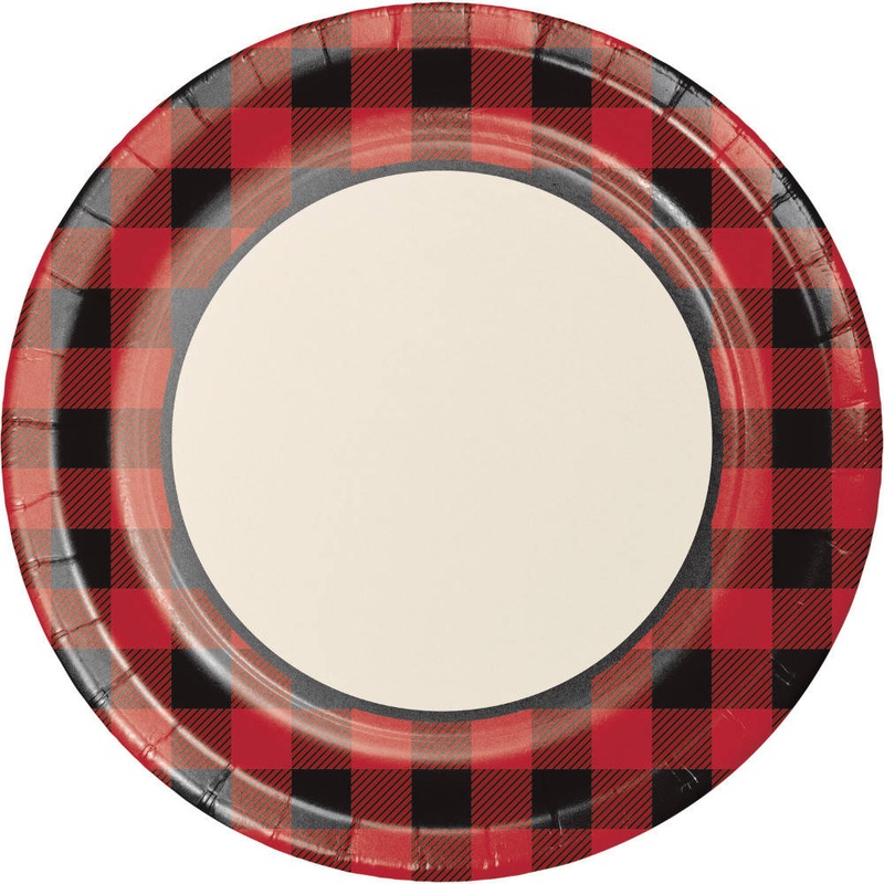 Buffalo Plaid Banquet Plates (8ct)