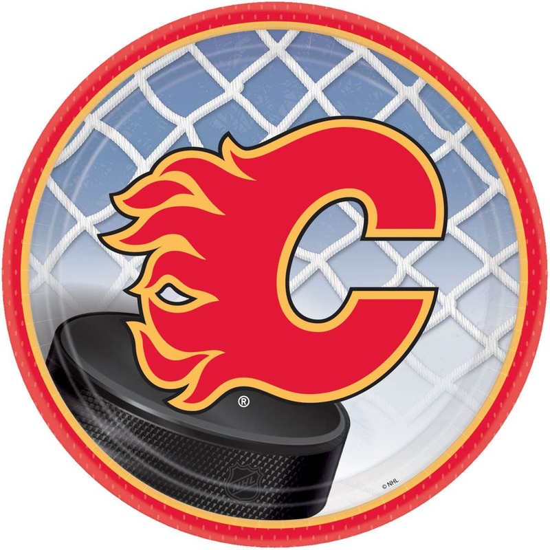 Calgary Flames Dinner Plates (8ct)