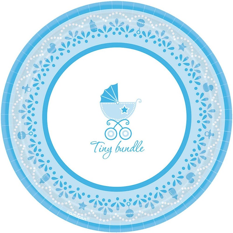 Celebrate Baby Boy Dessert Plates (18ct)