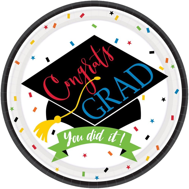Congrats Grad You Did It Paper Dinner Plates (60 ct)