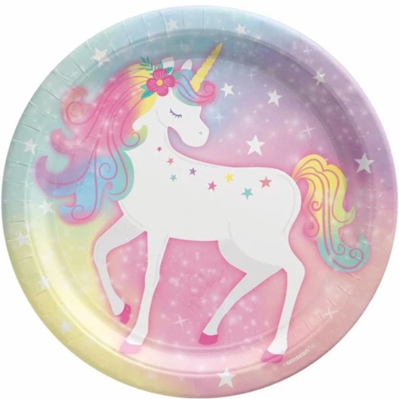 Enchanted Unicorn Luncheon Plates, 8ct