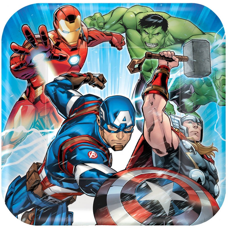 Epic Avengers Dinner Plates (8 ct)