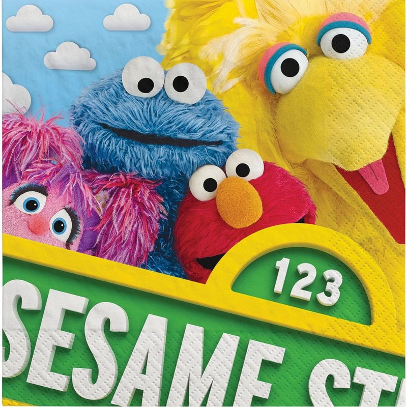 Everyday Sesame Street Luncheon Napkins (16ct)