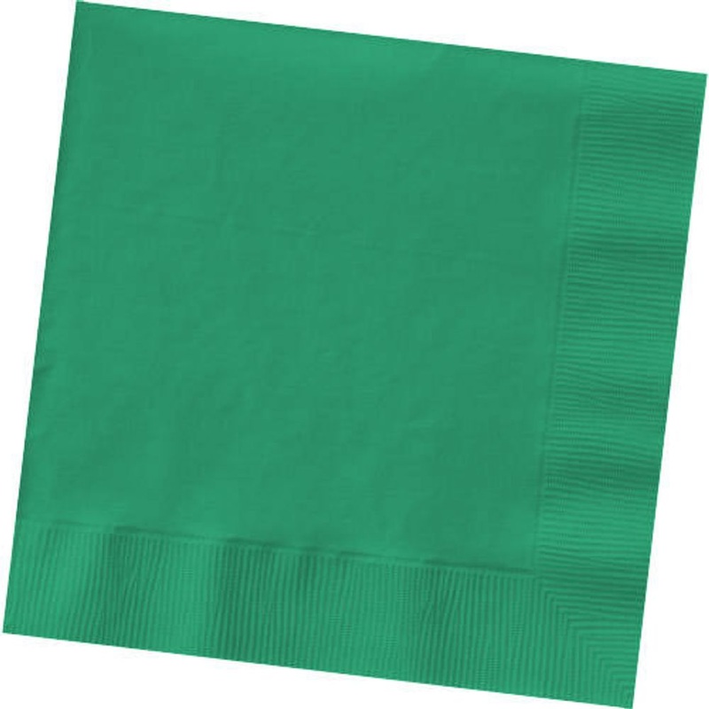 Festive Green Beverage Napkins (20ct)