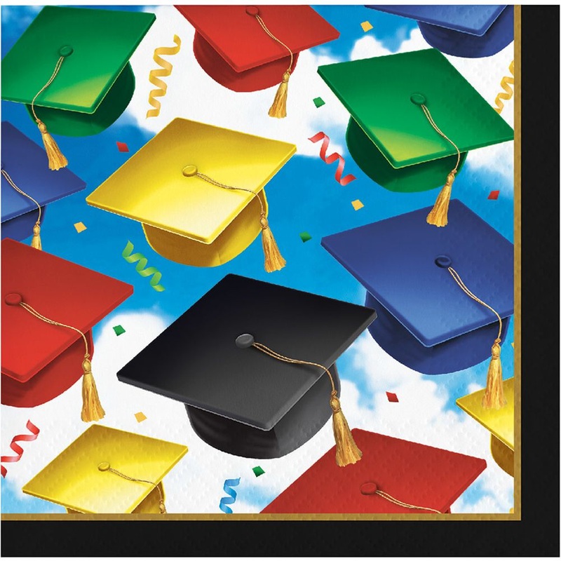 Grad Celebration Beverage Napkins (100 ct)