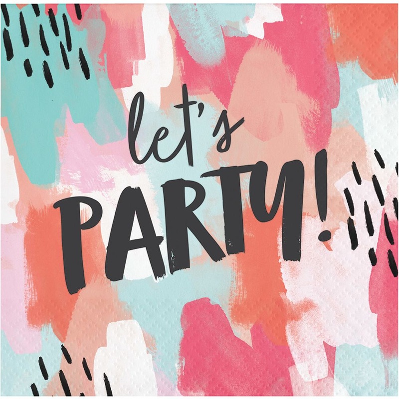Let's Party Beverage Napkins (24 ct)