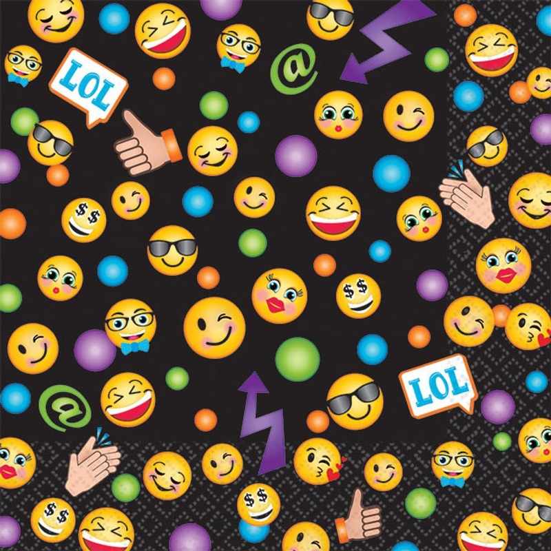 LOL Emojis Beverage Napkins (16ct)