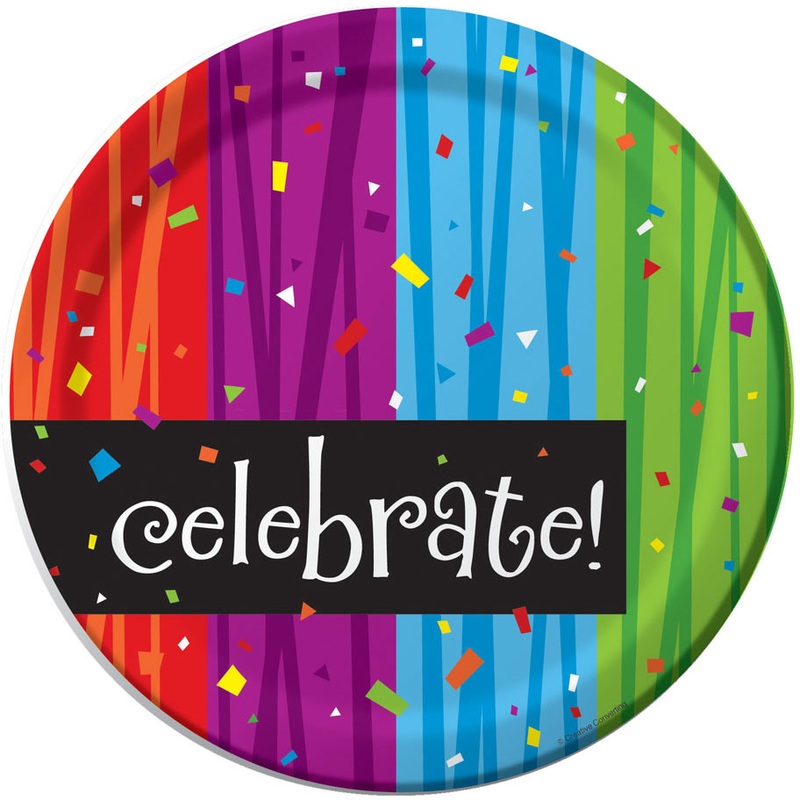 Milestones Celebrate! Dinner Plates (8ct)
