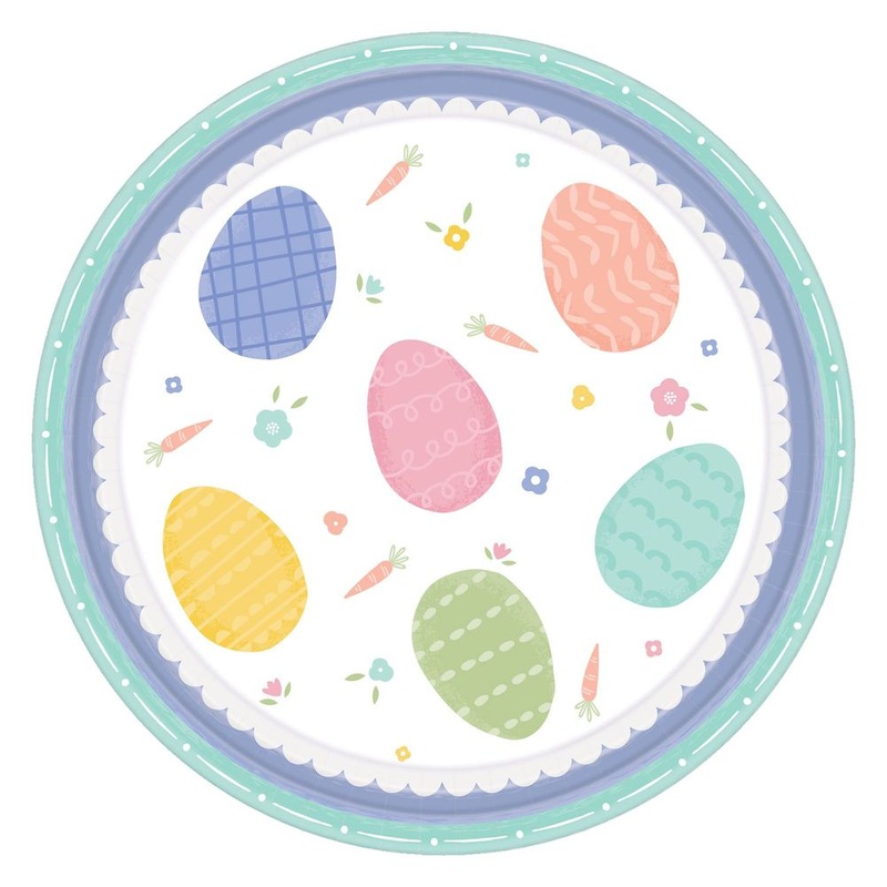 Pretty Pastels Easter Dessert Plates (8ct)