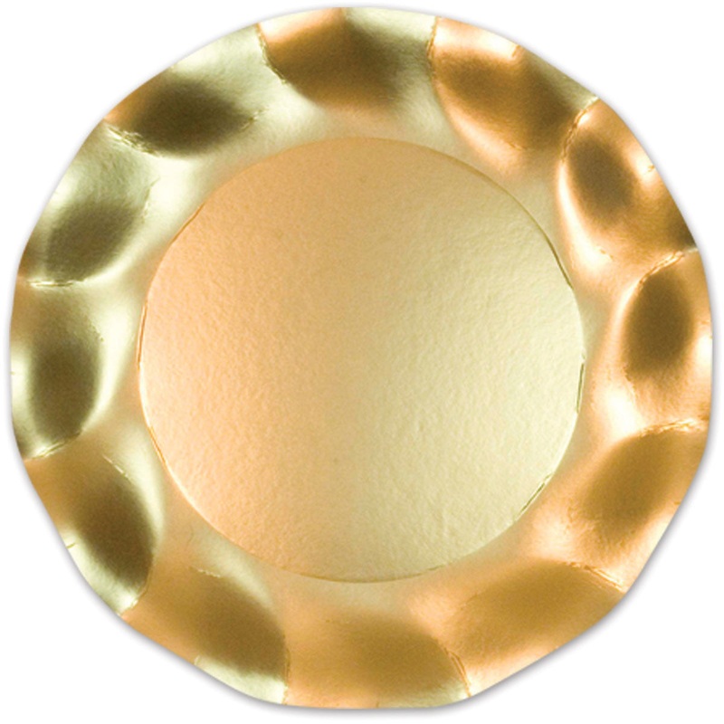 Satin Gold Plates