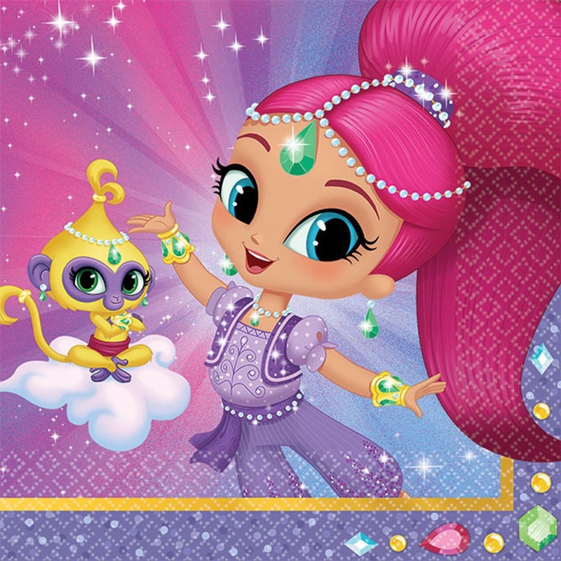 Shimmer and Shine Beverage Napkins (16ct)