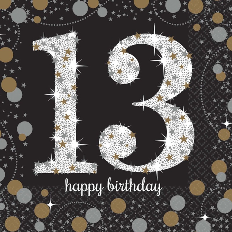 Sparkling Celebration 13 Beverage Napkins (16 ct)