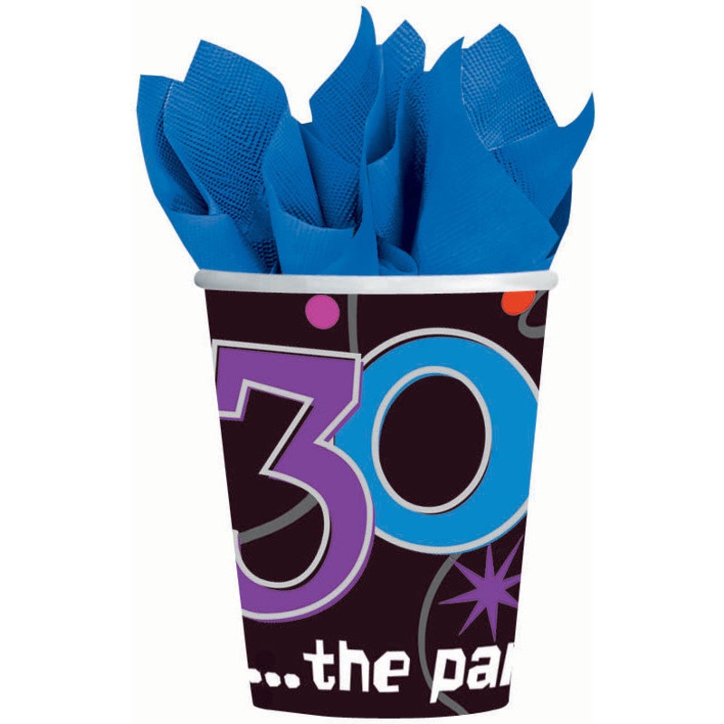 The Party Continues 30 9oz Paper Cups (8ct)