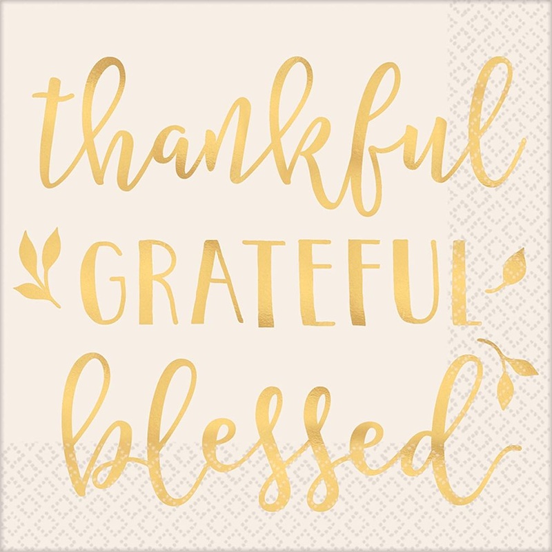 Always Be Thankful Luncheon Napkins (16 ct)