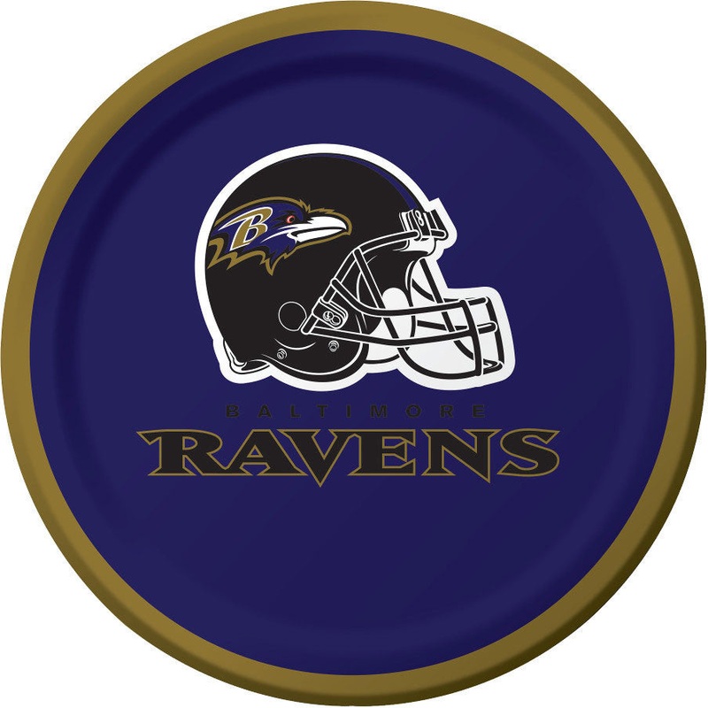 Baltimore Ravens Dessert Plates (8ct)