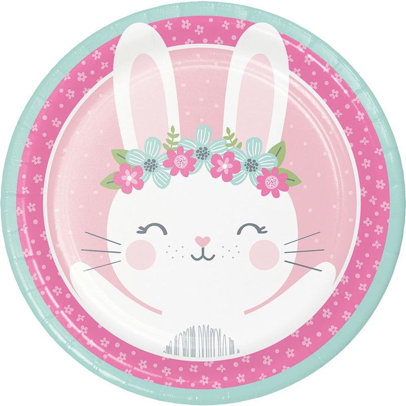 Birthday Bunny Dinner Plates (8 ct)