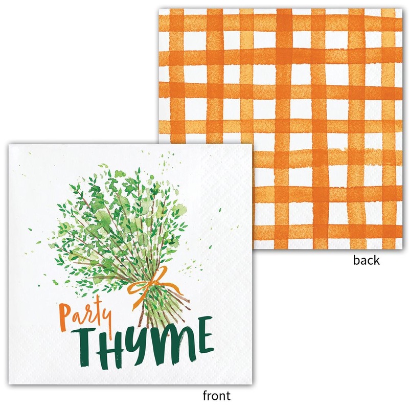 Garden Humor Thyme Beverage Napkins (24 ct)
