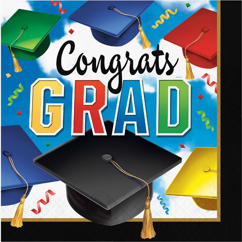 Grad Celebration Luncheon Napkins (100 ct)