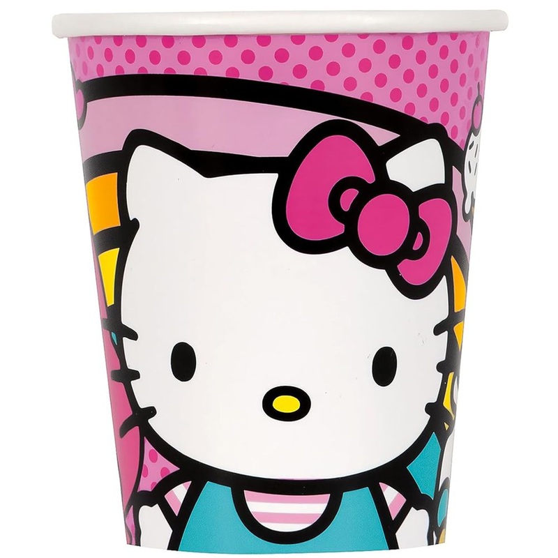 Hello Kitty Paper Cups 9oz (8ct)
