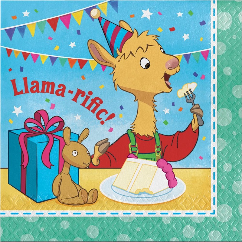 Llama Llama Happy Birthday Luncheon Napkins (16ct)