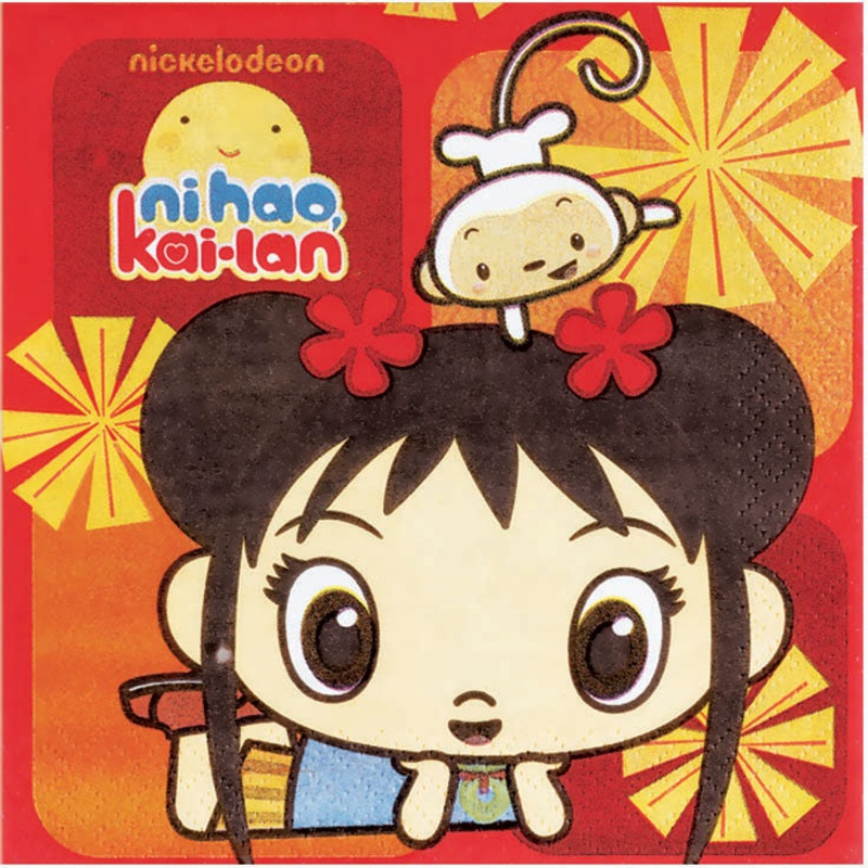 Ni Hao Kai-Lan Beverage Napkins (16ct)