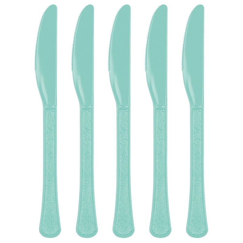 Robins Egg Blue Heavy Weight Premium Knife 20 ct