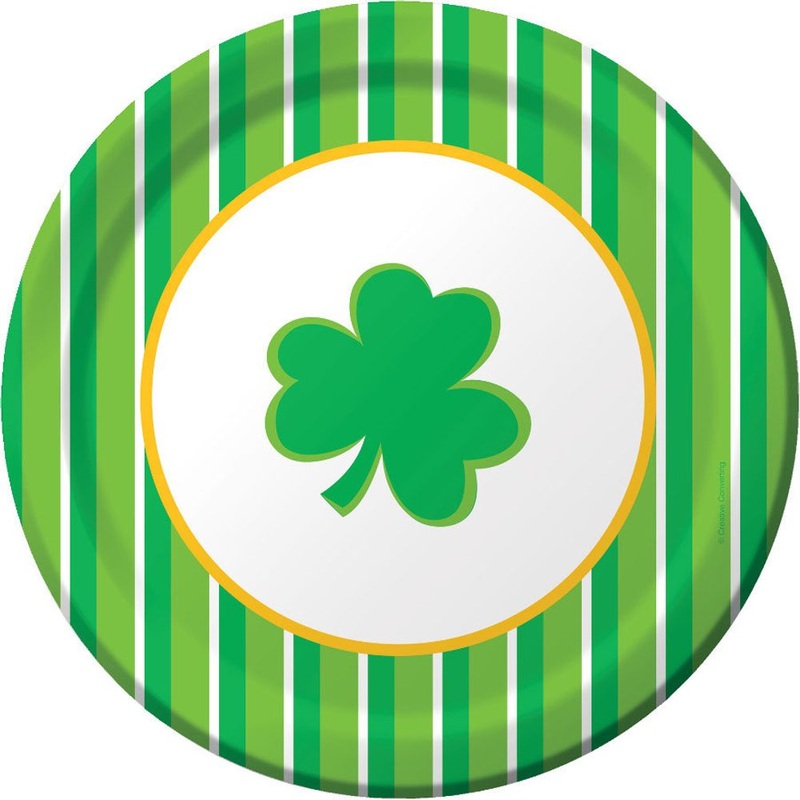 Shamrockin' Stripes Dinner Plates (8ct)