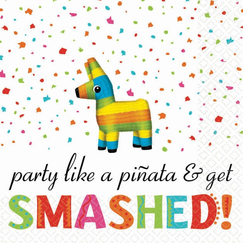 Smashed Beverage Napkins (16ct)