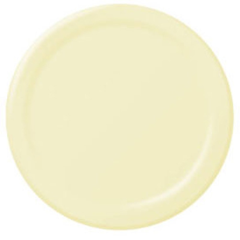 Vanilla Creme Big Party Pack Paper Plate 9"
